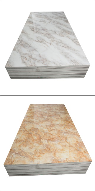 Hot sale spc wall panel fireproof pvc marble sheet high glossy 4x8 pvc flexible plastic sheet (图2)