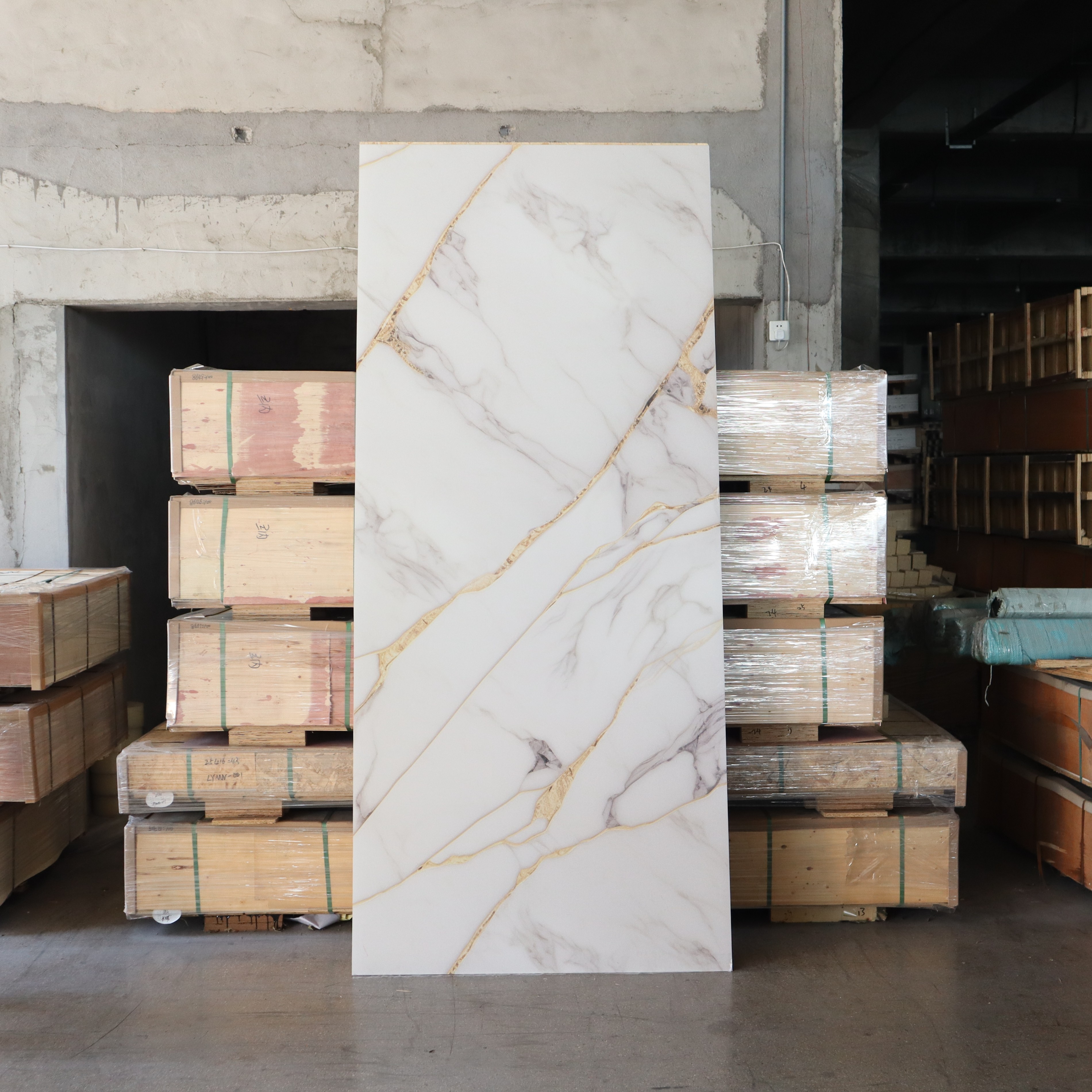 Natural Commercial PVC Marble Sheet