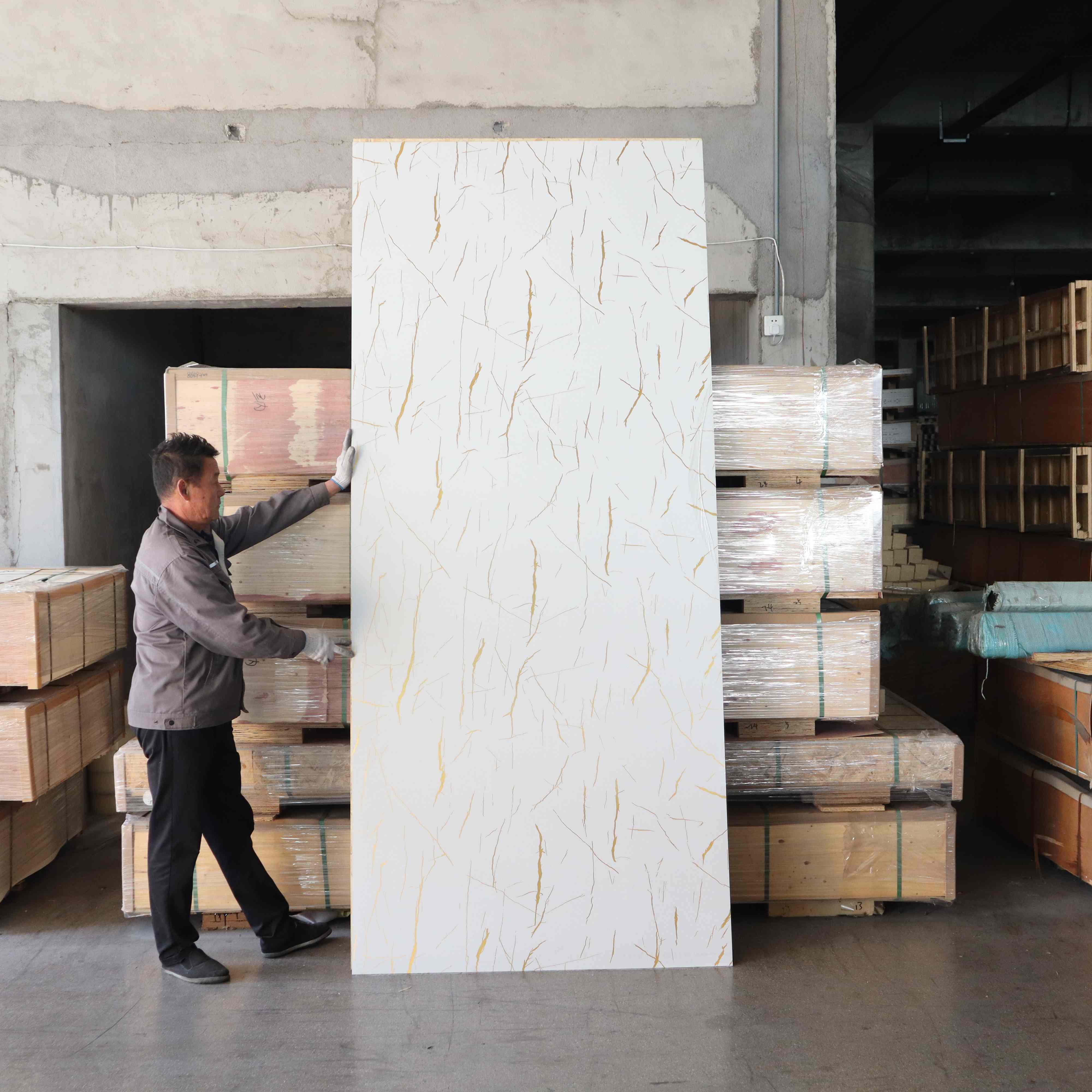 High Glossy UV Surface PVC wall panels interior