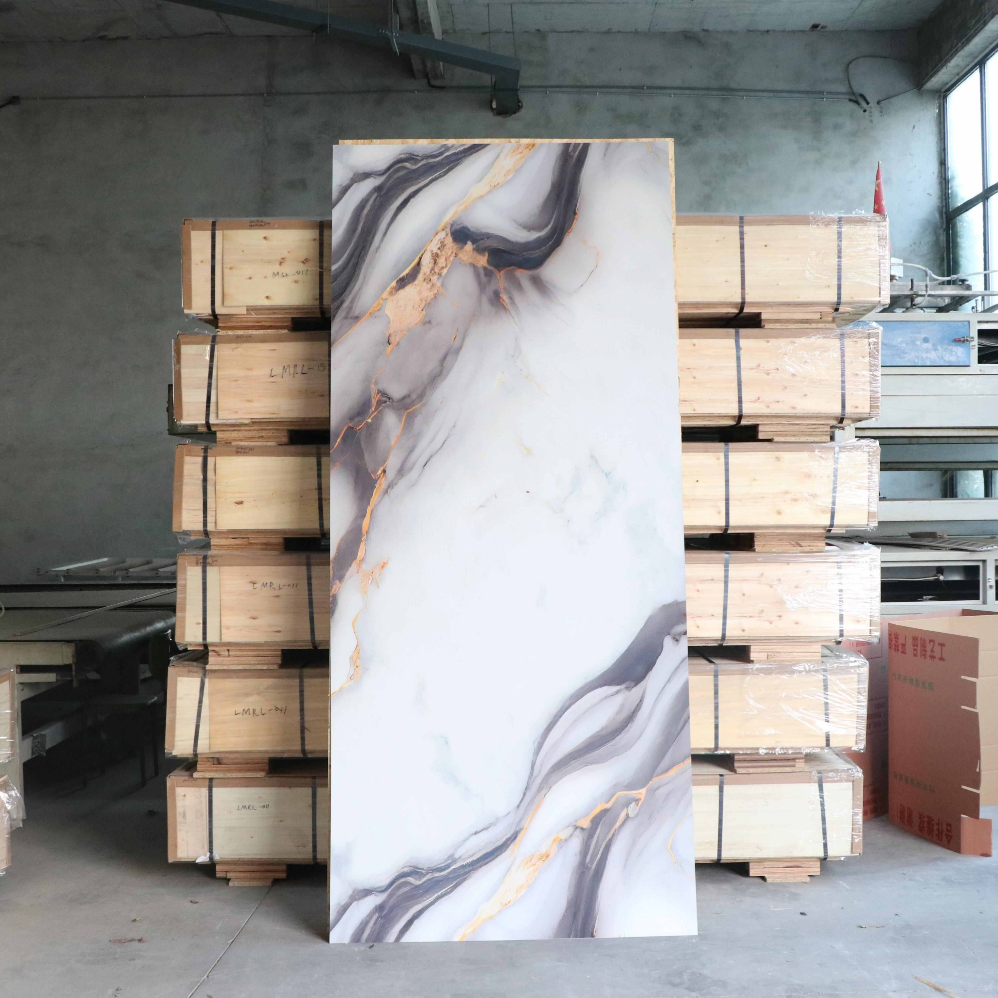 High Quality UV Marble Plastic Sheet PVC Wall Panel