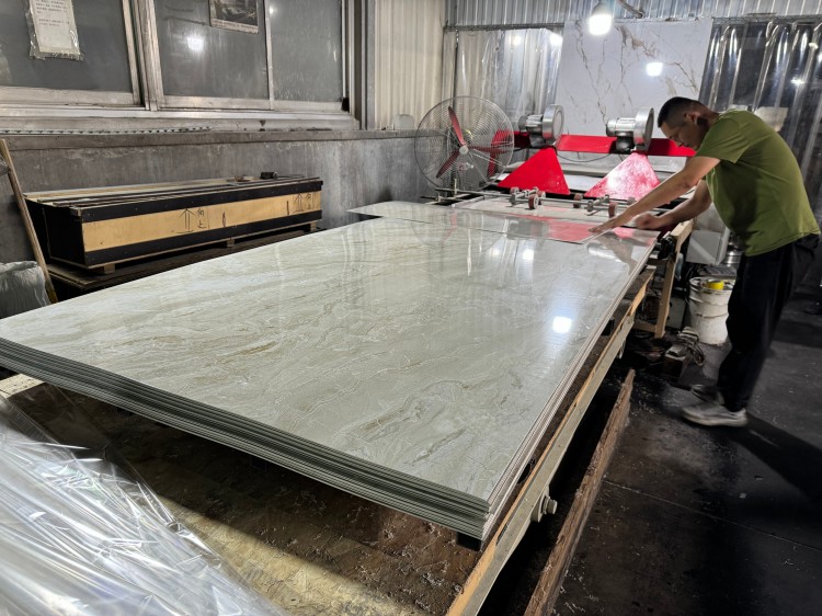 Natural Commercial PVC Marble Sheet(图2)
