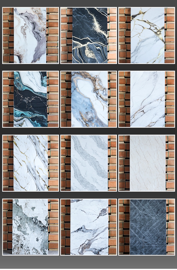 High Quality UV Marble Plastic Sheet PVC Wall Panel(图2)