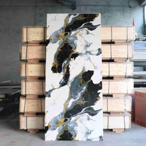 High Quality UV Marble Plastic Sheet PVC Wall Panel(图1)
