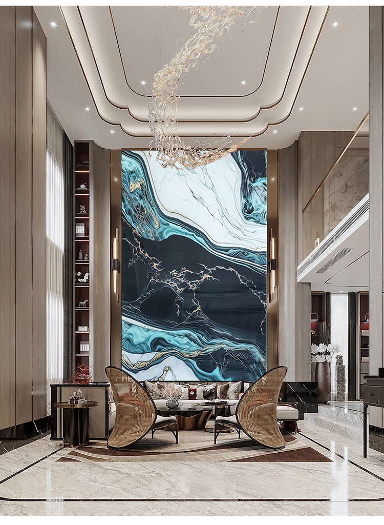 New Design Gold Line Color PVC Marble Sheet(图5) New Design Gold Line Color PVC Marble Sheet(图5)