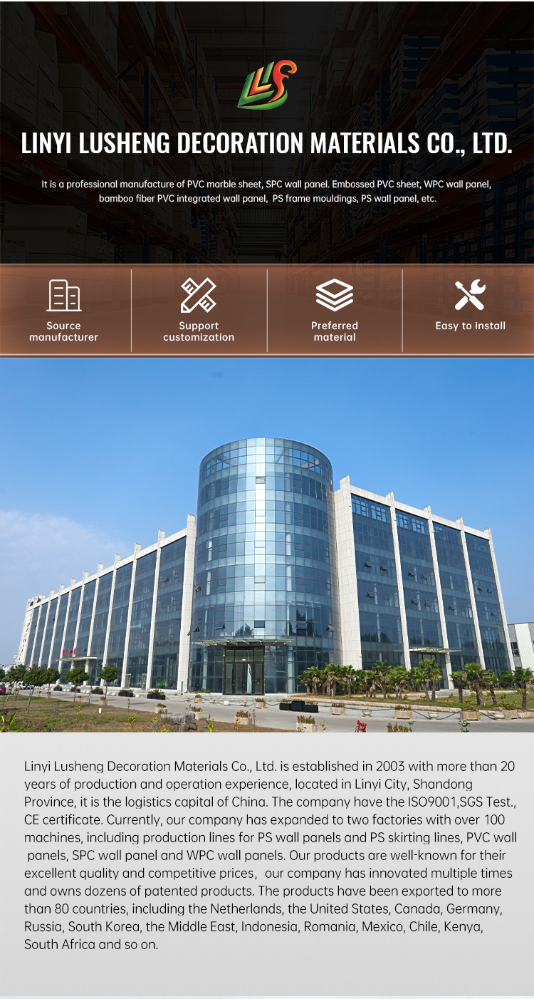 High Quality Factory for Interior Decorative PVC Marble Sheet(图4)